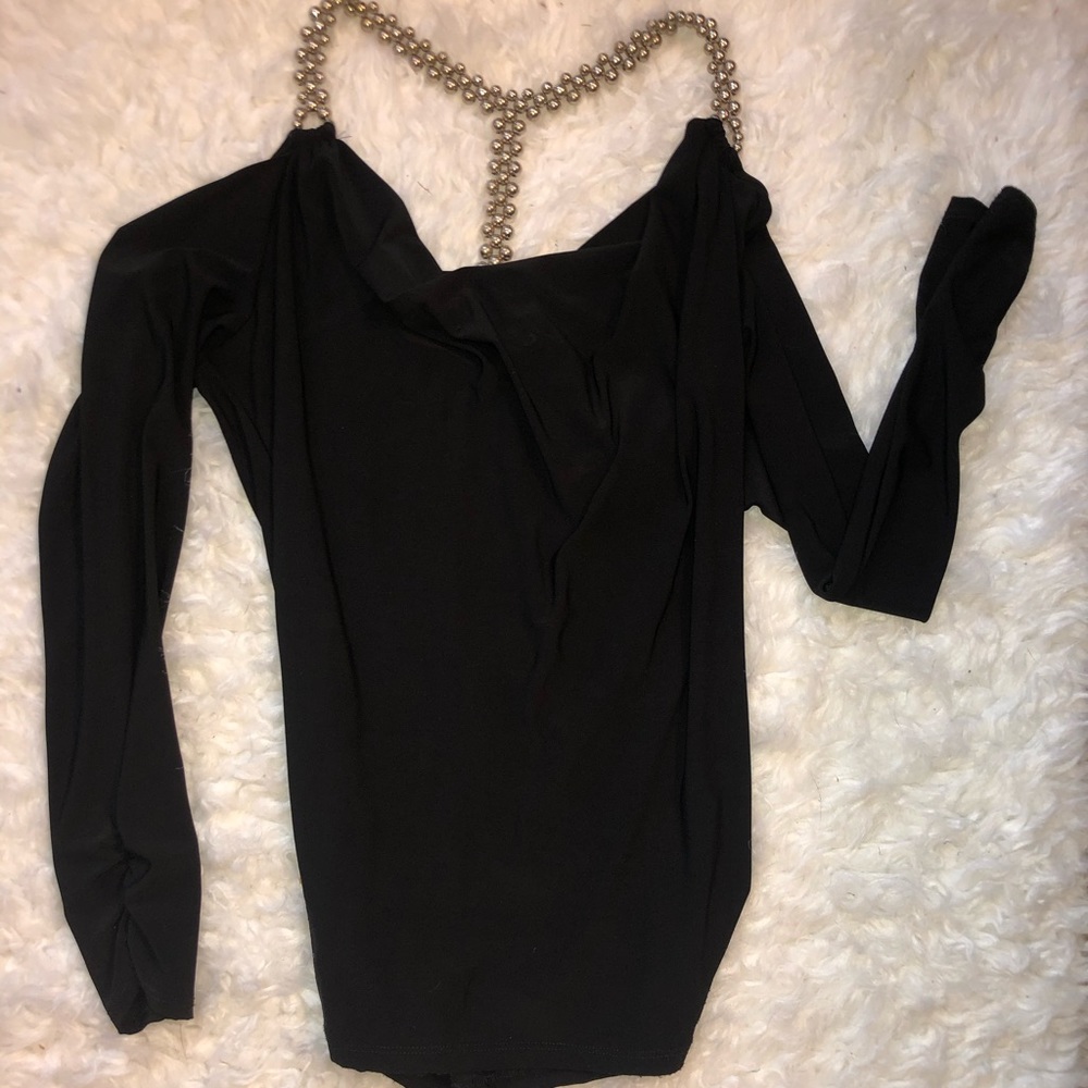 Black Long Sleeved Top